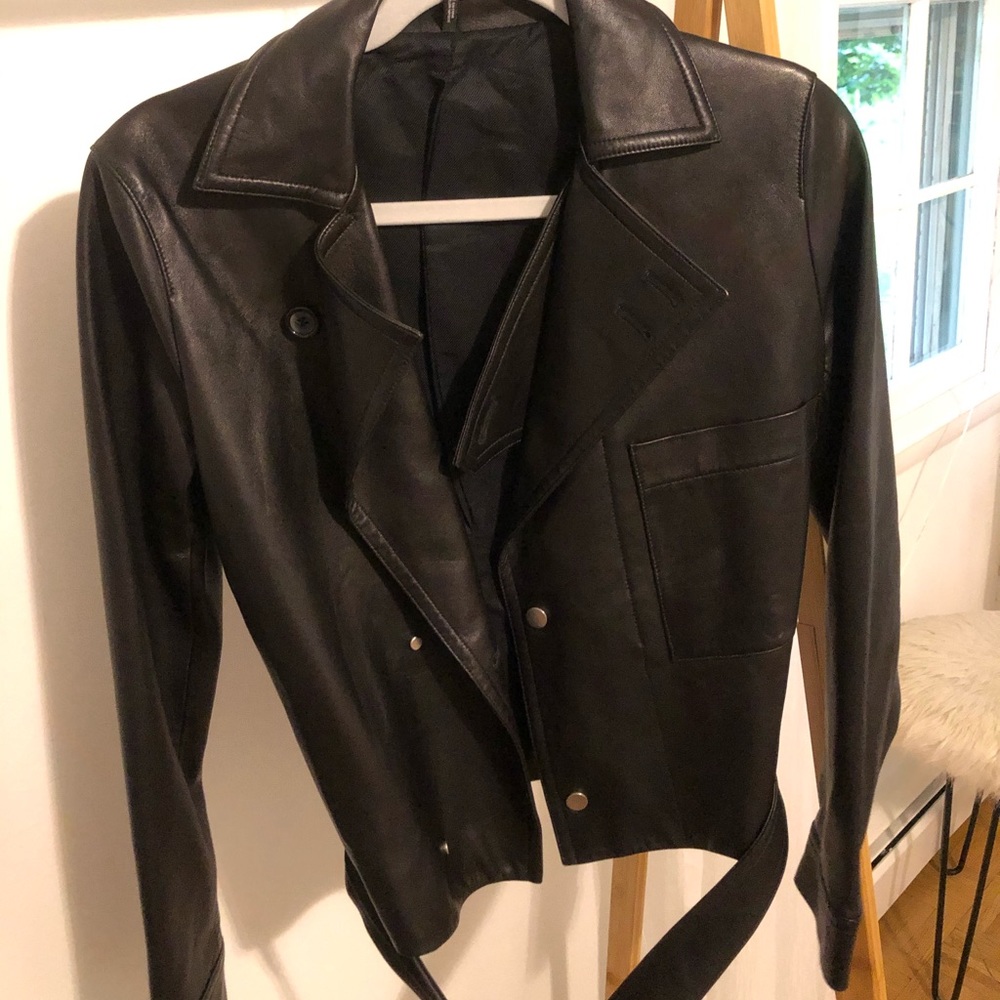 Leather jacket